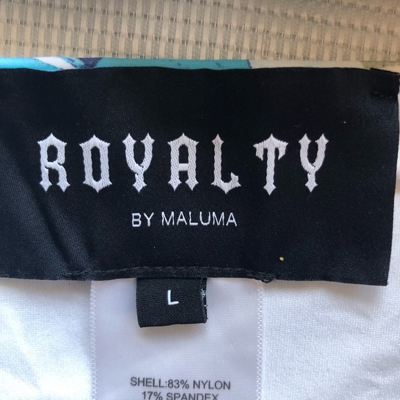 Royalty By MALUMA Women’s Size L One Piece Swimsuit Baiting Suit Welcome MIAMI - Picture 10 of 16